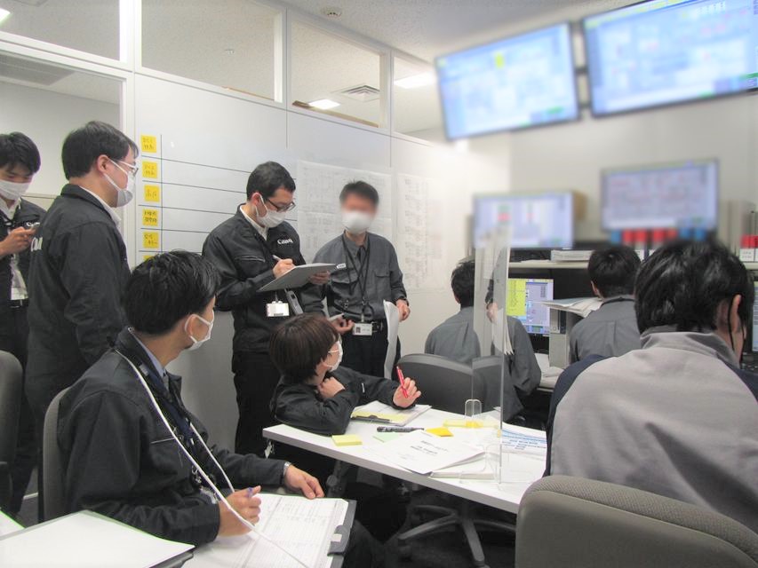 リハーサルを重ね点検当日に臨む