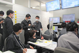 リハーサルを重ね点検当日に臨む