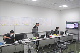 コロナ対策としてTeamsを活用し非対面で情報連携