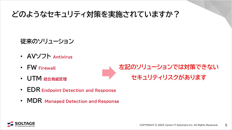 図:どのようなセキュリティ対策を実施されていますか?