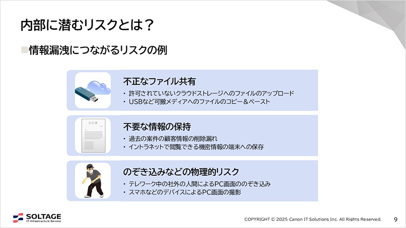 図:内部に潜むリスクとは