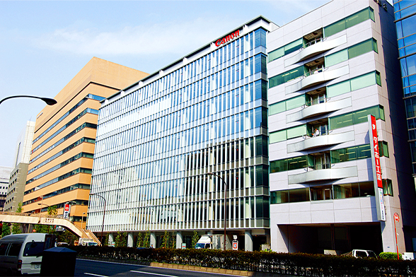 写真:キヤノンシステムソリューションズ株式会社本社