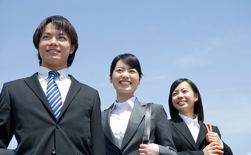 写真：新入社員のイメージ