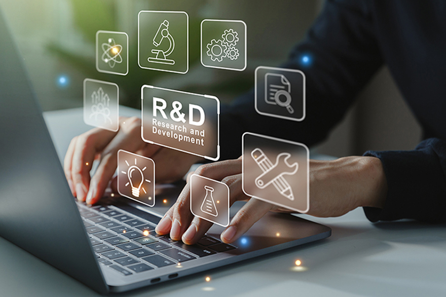 写真:R&D(研究開発・先進技術の取り組みイメージ)