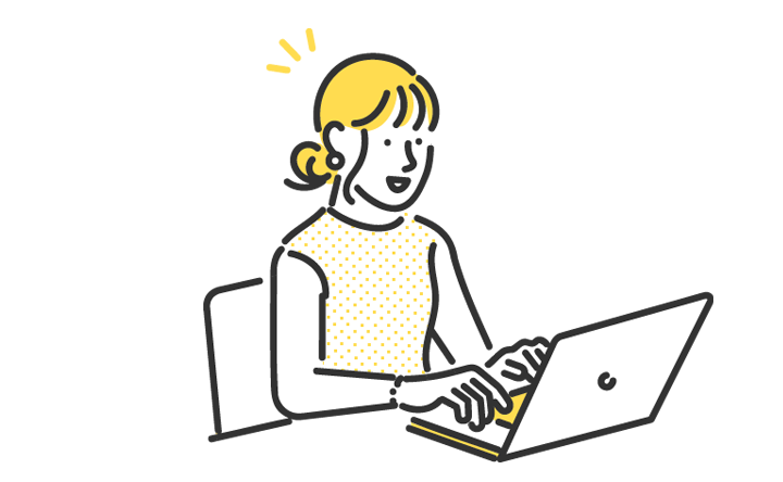 画像：生成AIのサポートで悩みが解消される女性のイメージ