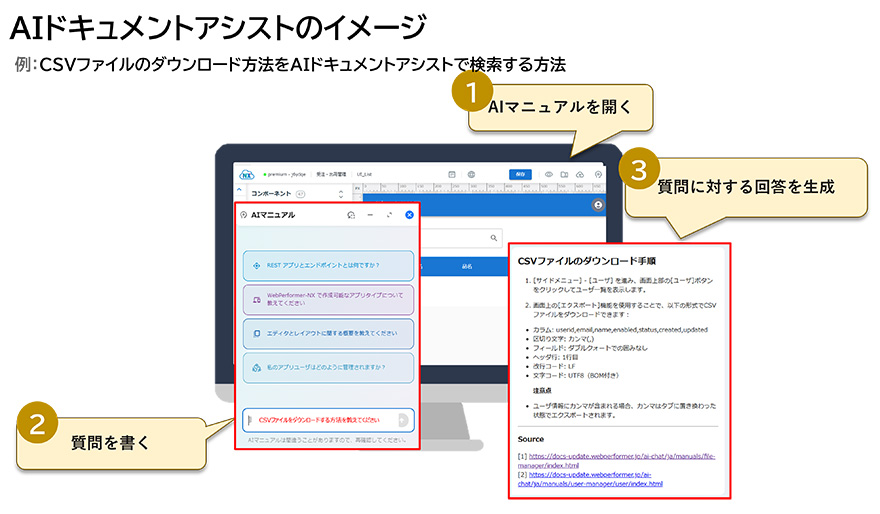 AIドキュメントアシストのイメージ