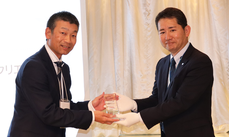 株式会社日立ソリューションズ・クリエイト様 受賞写真