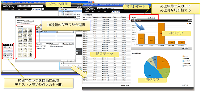 BI WebQuery レポーティング