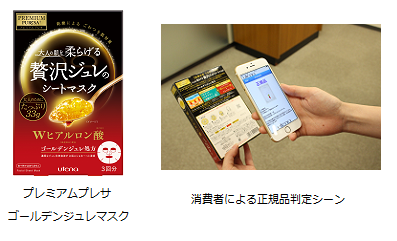 正規品判定クラウドサービス「C2V Connected」の利用イメージ