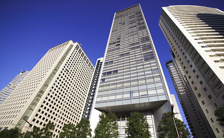 写真：キヤノンITソリューションズ株式会社本社のあるキヤノンSタワー