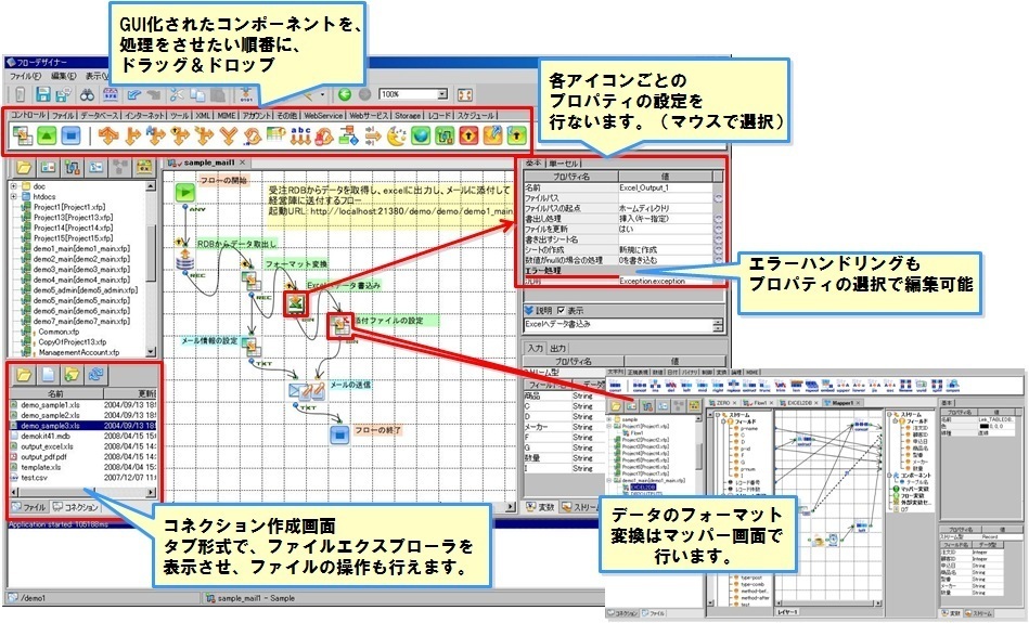 フローデザイナー図