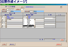 伝票入力機能図