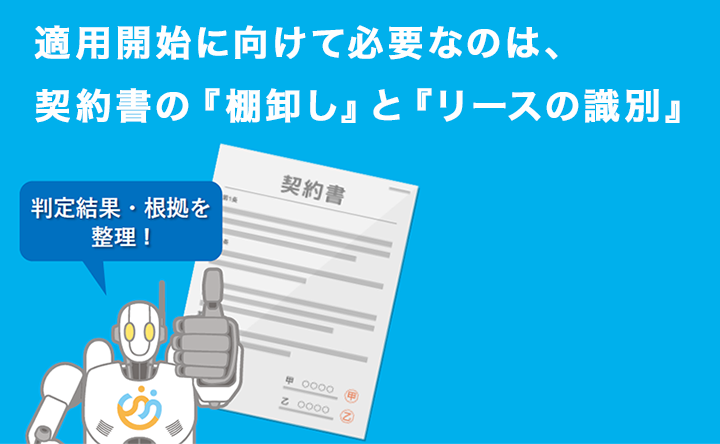 適用開始に向けて必要なのは、契約書の『棚卸し』と『リースの識別』