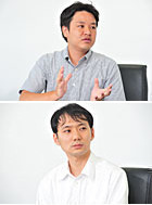 上から<br /> 東京理科大学 総合情報システム部<br /> 情報技術課 係長<br /> 松田 大氏<br /> 同部 情報技術課 主任<br /> 田中 篤史氏