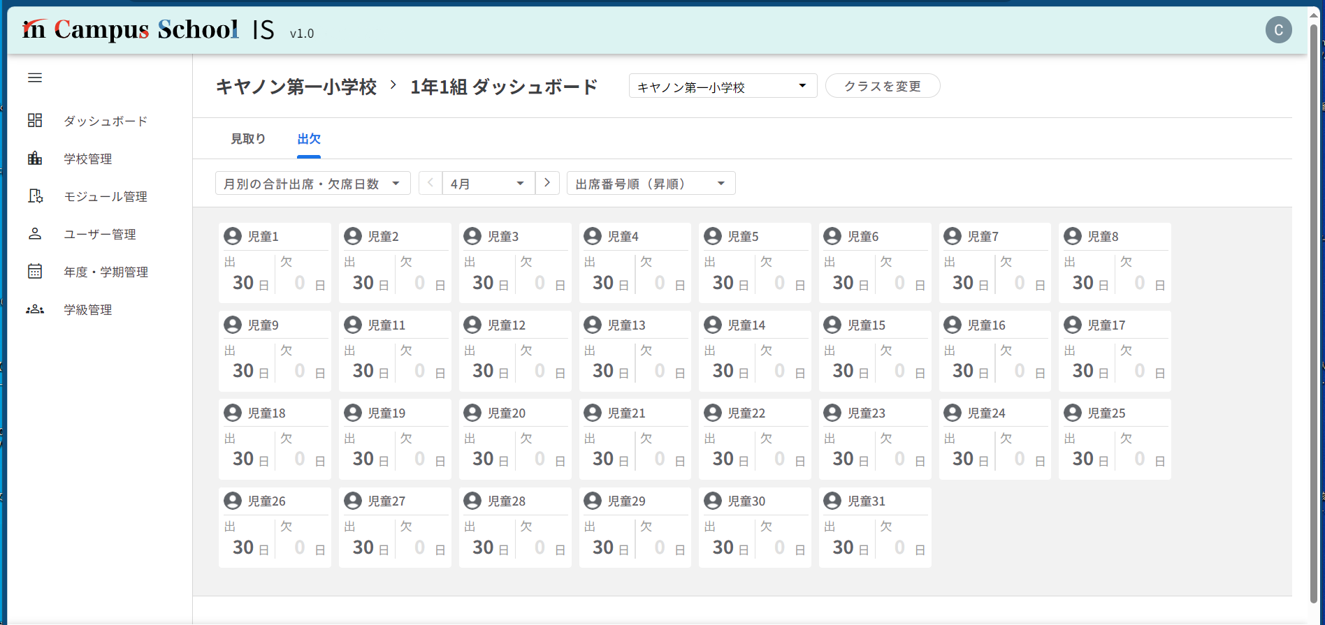 ダッシュボード機能