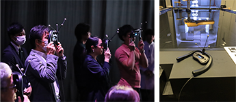 写真：「没入型パフォーマンス」複合施設オープニングイベントに活用シーン