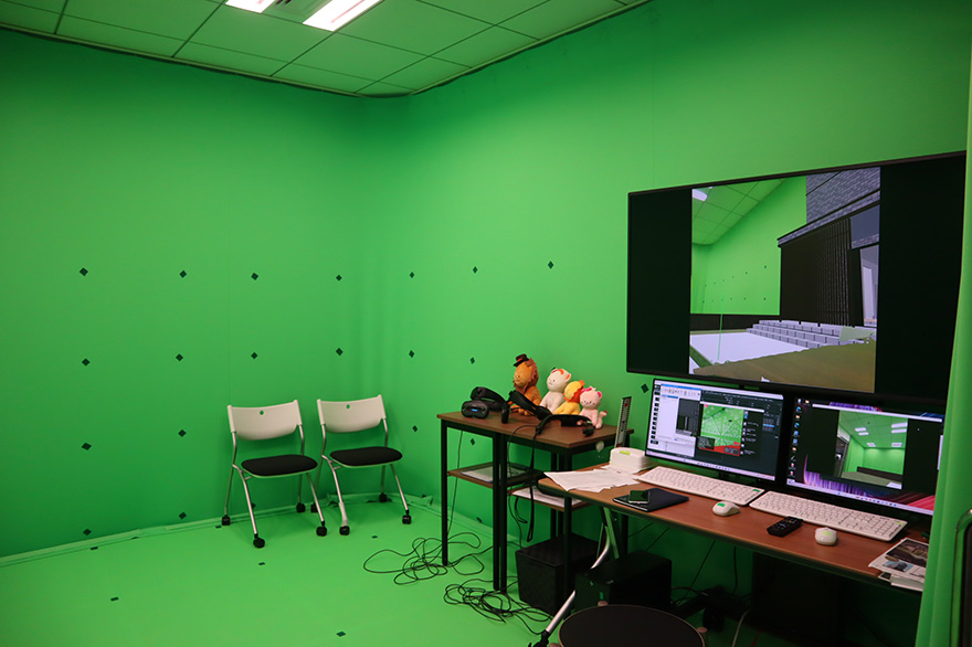 写真:バーチャル体感システム「マイハイムMR」