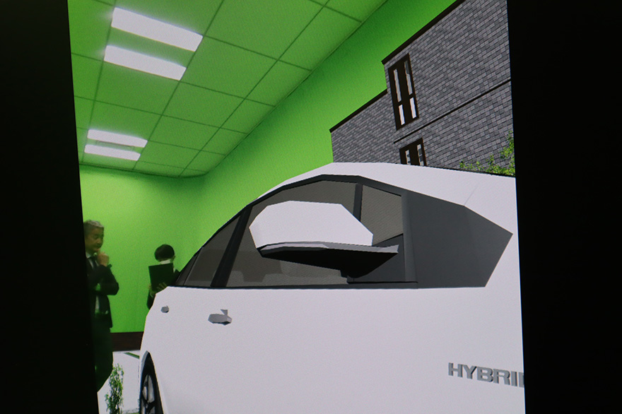 写真:バーチャル体感システム「マイハイムMR」