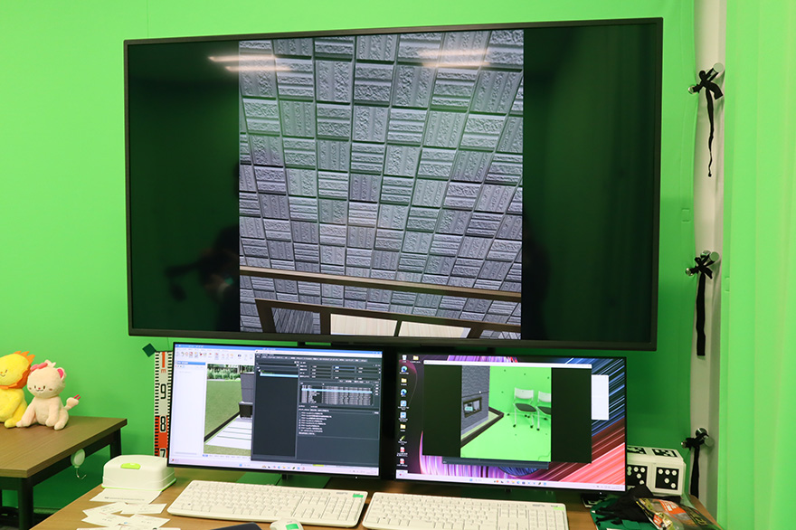 写真:バーチャル体感システム「マイハイムMR」