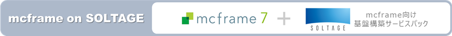 mcframe on SOLTAGE「mcframe 7 + SOLTAGE mcframe向け基盤構築サービスパック」