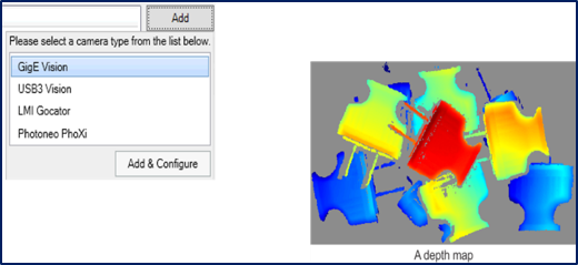 サードパーティ製3Dセンサーインターフェース