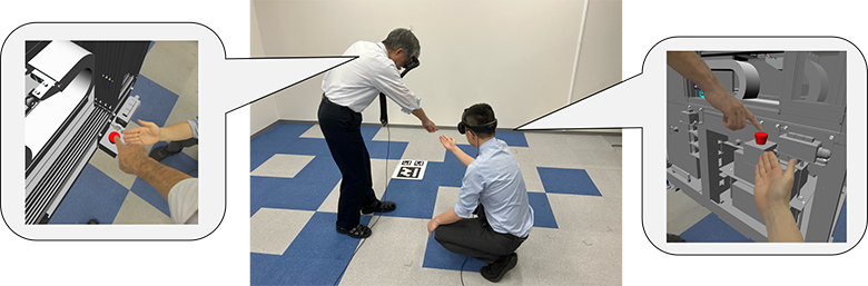 HMD(MREAL)による位置合わせ